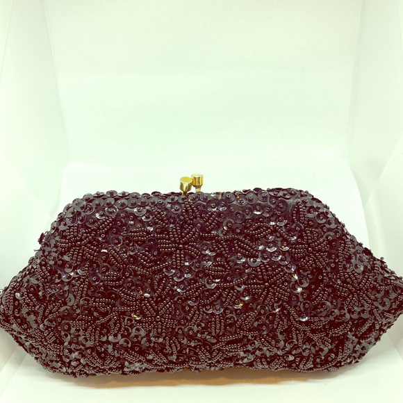 Vintage Delill Sequin Clutch - Picture 1 of 3